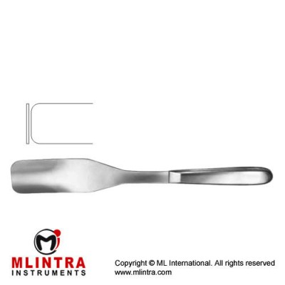 Hach Fasciotomy Spatula Stainless Steel, 30 cm - 11 3/4" Blade Size 25 mm